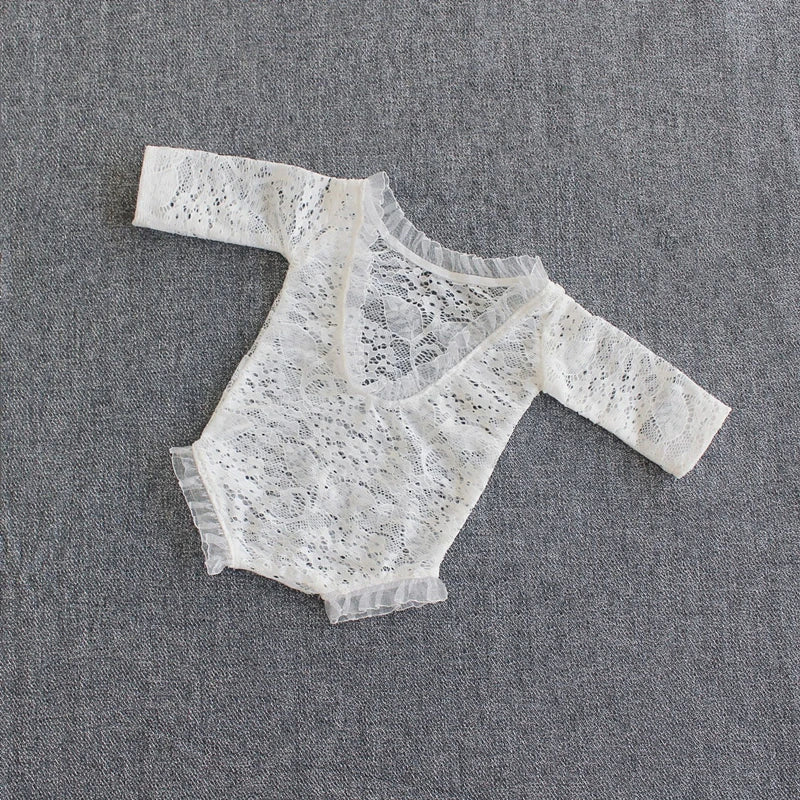 ❤️Newborn Photography Clothing Bow Pearl Headband+Romper+Skirt 3Pcs/set Baby Photo Props Accessories Clothes Outfits Fotografia