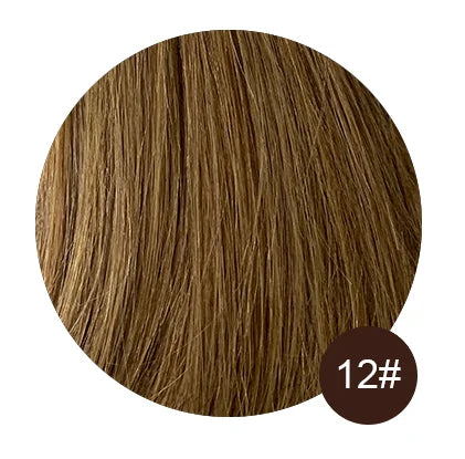 Straight Silk Top Base Topper Swiss Lace Clip In  Women Toupee With Bangs Breathable 100% Real Human Hairpiece Blonde Color Wigs