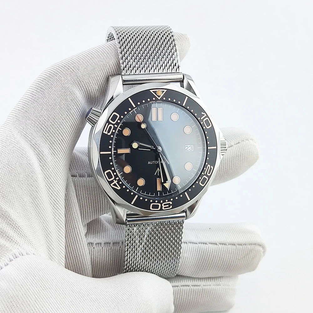 42mm NH35 watch luxury Mechanical Automatic watch Stainless steel 10bar waterproof Miyota 8215 watch ceramic bezel Men's watch