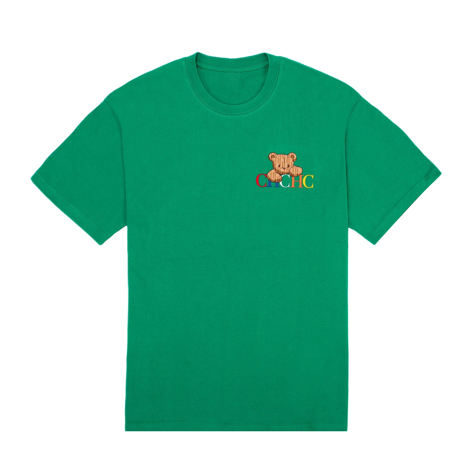 Minimalist Bear Commute Tee 230g Cotton Drop Shoulder Light Luxury Office Casual Subtle Versatile Top Women
