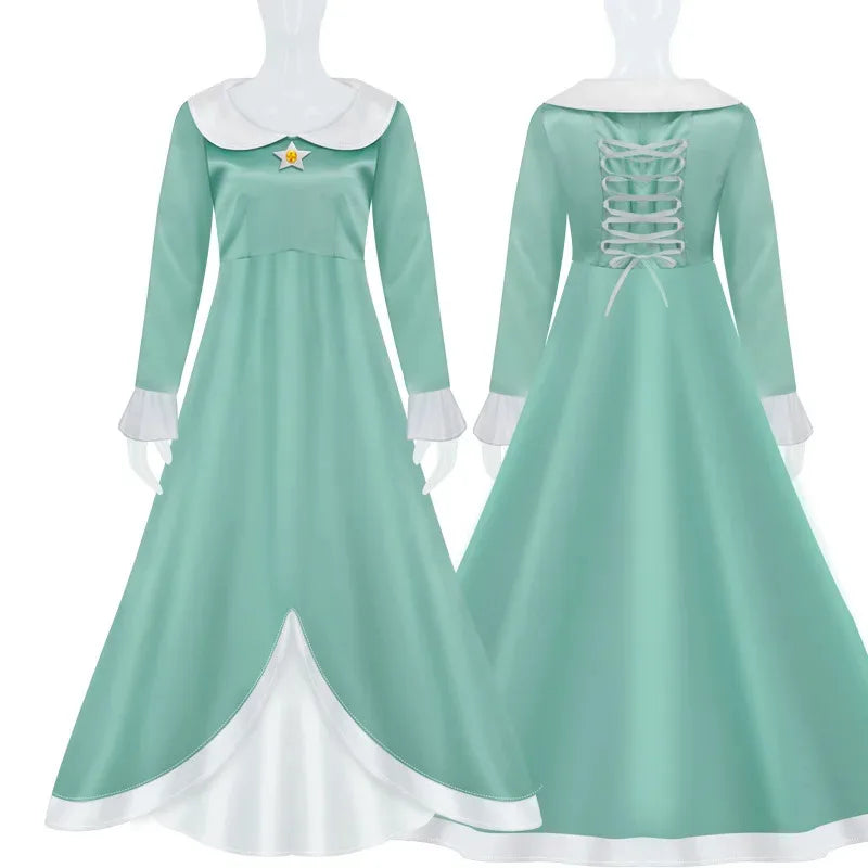 Galaxy Rogetta Cosplay Princess Dress Rosalina Anime Costume