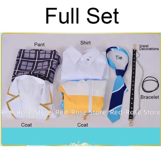 NIJISANJI EN Kyo Kaneko Cosplay Costumes VTuber ILUNA Uniform Suit Halloween Carnival Youtuber Full Outfits