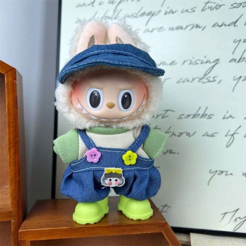 For 17cm Labubu Set High-Quality Clothes Set for Labubu V1/V2 Doll Accessories Clothe