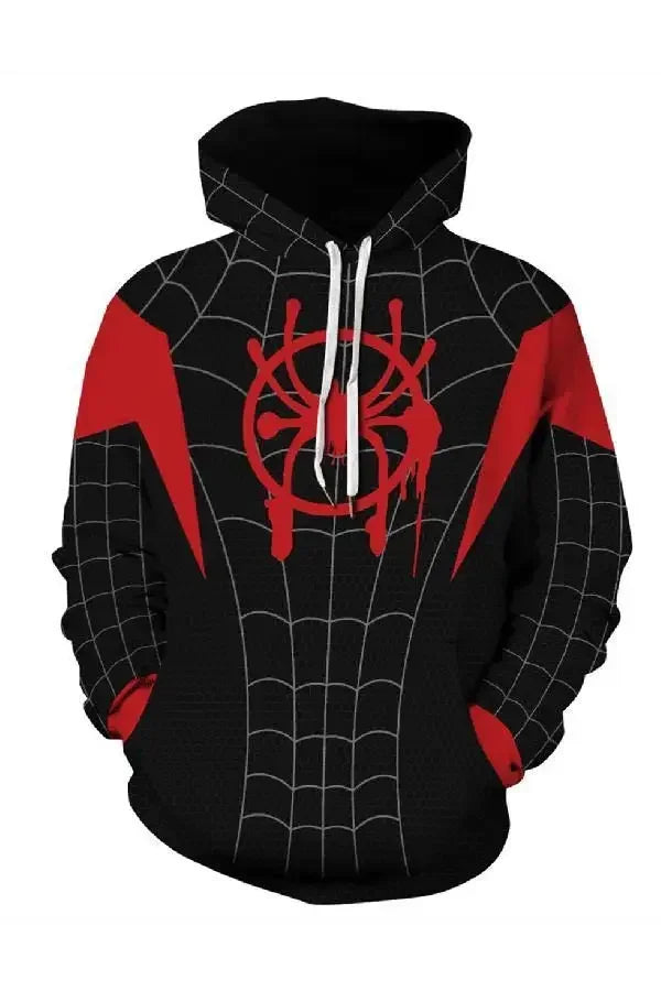 Cosplay Movie Spider Women Sweatshirt Hoodie Gwen Stacy Cosplay Costume Hooded Jacket Coats Men Women Pullover Trainsuit S Anime