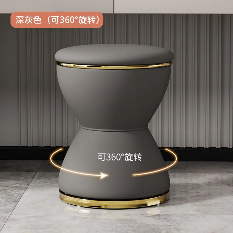 Internet celebrity dressing stool simple household light luxury senior photo girls bedroom dressing table makeup chair manicure