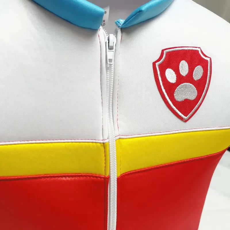 New 2025 Purim Captain Ryder Cosplay Costume Paw Patrol Kids Children Vest Birthday Party Coat Carnival Gift eqs9X