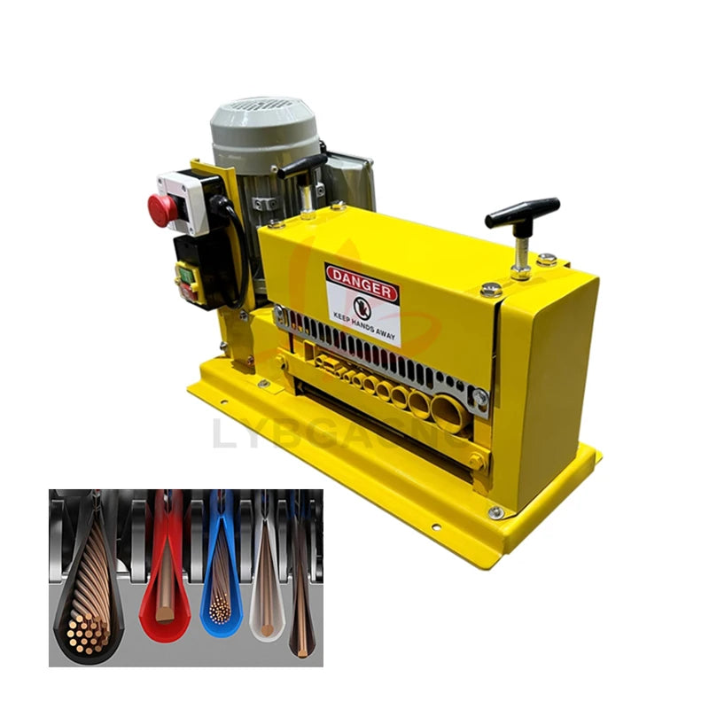 1-20mm 1-38mm Electric Wire Stripping Machine Cable Stripper 60W 750W Copper Peeler For Copper Aluminium Wire Recovery
