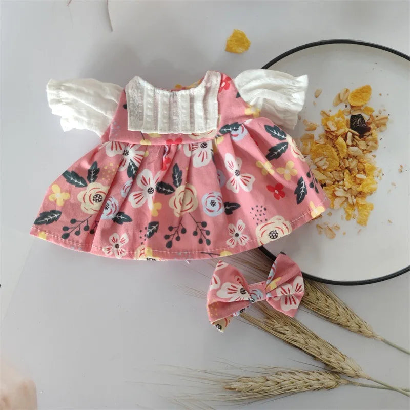 1PC Lovely Maid Outfit Suit Dress Clothes for 25cm Mellchan Baby Doll Accessories Fit 1/6 BJD Doll Girls DIY Gifts