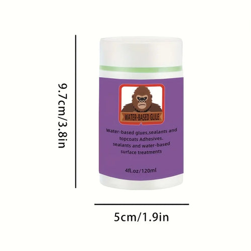 120ml Water Based Sealant Drawing Sealant Adhesive Multifunctional Glue With Brush For DIY Handicraft Wood Art Plastic & Paper