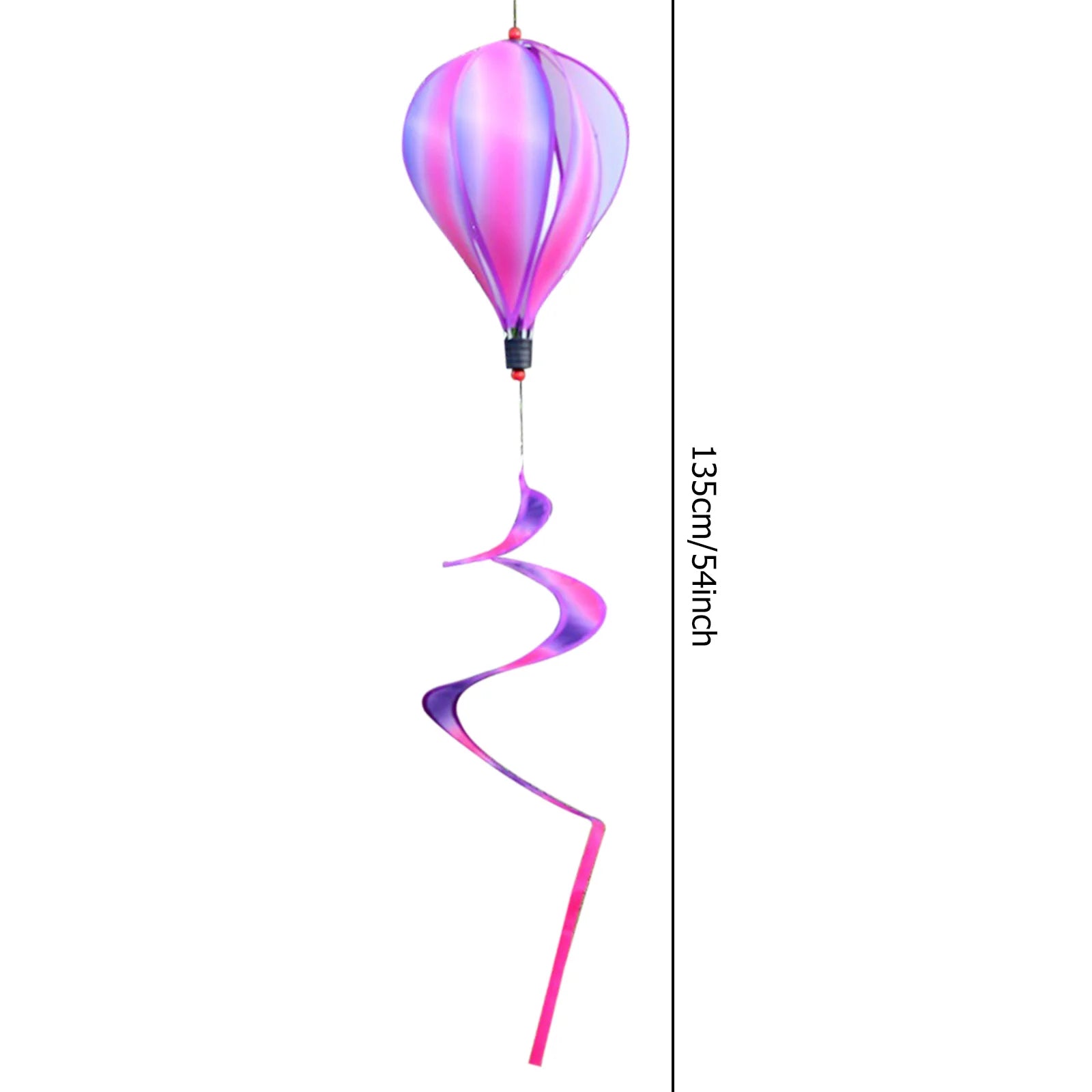 Hot Air Balloon Wind Spinner Rainbow Hanging Wind Twister Outdoor Windmill Garden Yard Home Festival Celebration Balloon