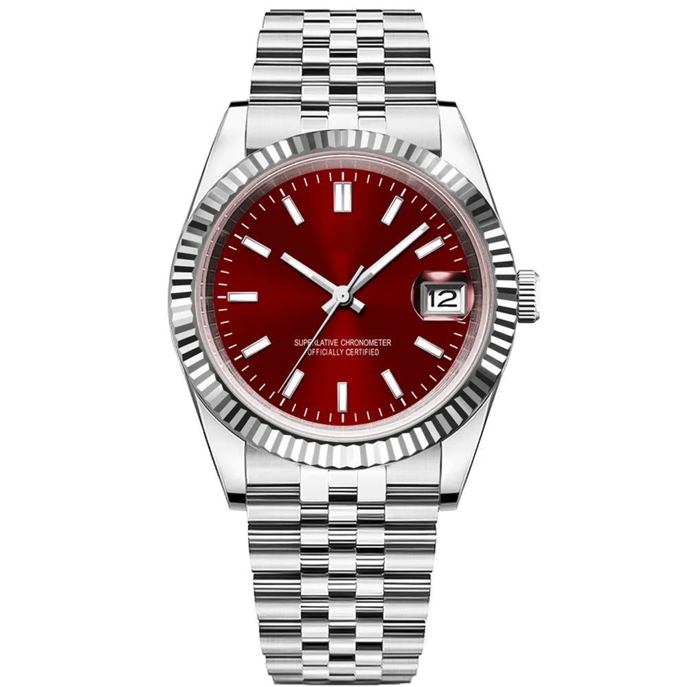 36/39mmCustom Logo  Watches Men's Luxury Automatic Mechanical Wristwatch Sapphire Glass Stainless Steel Waterproof Watch