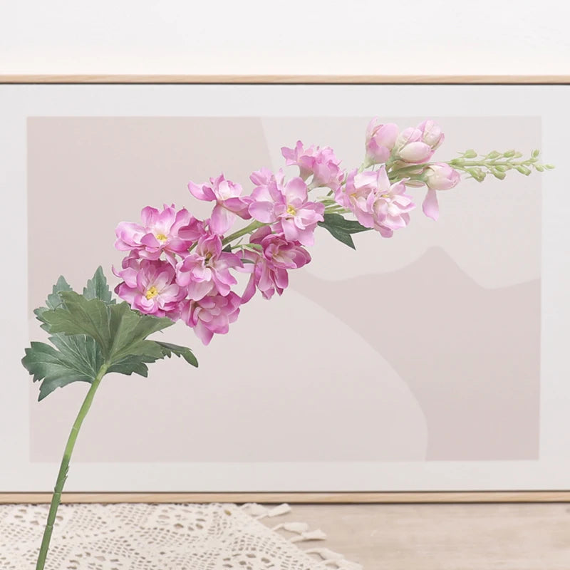 75cm Autumn Artificial Hyacinth Flowers Long Branch Wisteria Fall Christmas Home Room Wedding Table Decor Fake Floral Wreath