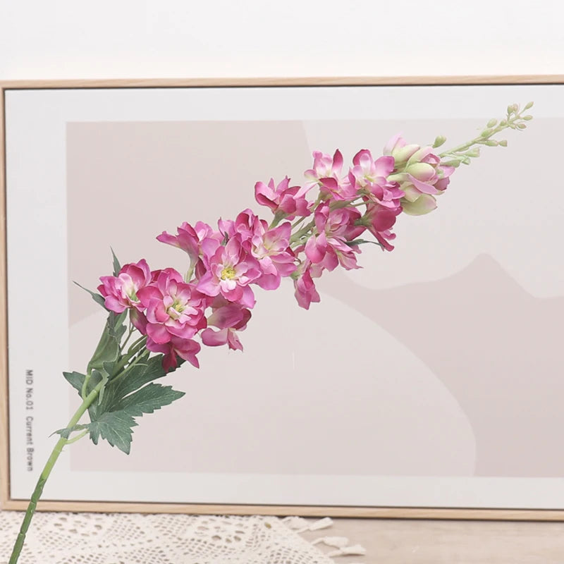 75cm Autumn Artificial Hyacinth Flowers Long Branch Wisteria Fall Christmas Home Room Wedding Table Decor Fake Floral Wreath