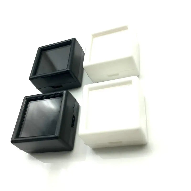 35Pcs / Lot 30*30mm Square Ring Earrings Pendant Display Box Storage Boxs Jewelry Accessories Christmas Gifts Z-200