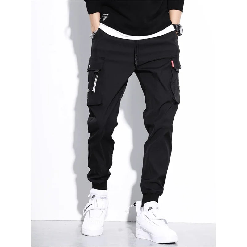 2025 New men work pants, tactical pants, workwear, multi pocket casual training pants, jogging and hiking casual pants