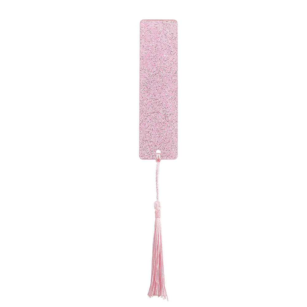 10 Styles New Bling Bling Creative Acrylic Bookmark with Tassel Christmas Party Decor Back To School Gifts