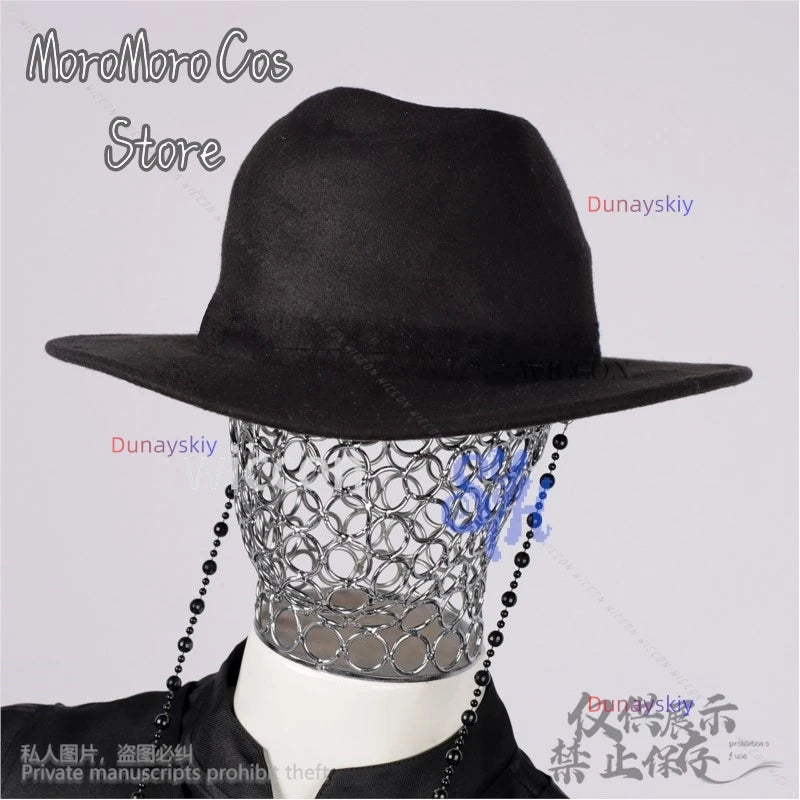 Jinu Boy Group Sajaboys Cosplay Anime Movie Kpop Demon Handsome Uniform Vampire Goth Punk Long Coat Korea Idol Halloween Suit