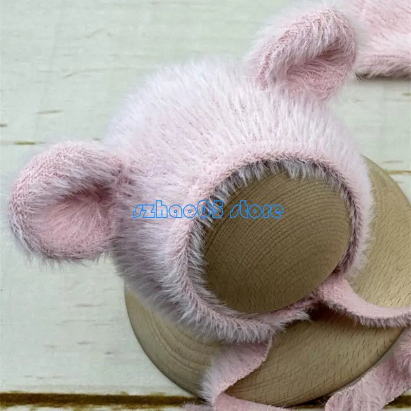 85LE Bear Outfit Hat Set Boy Girl Photo Clothes Photography Props