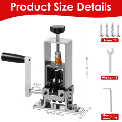Wire Stripping Machine for 1 to 25 mm Cable High Efficient Cable Peeler Portable Hand Crank or Drill Powered Wire Stripper