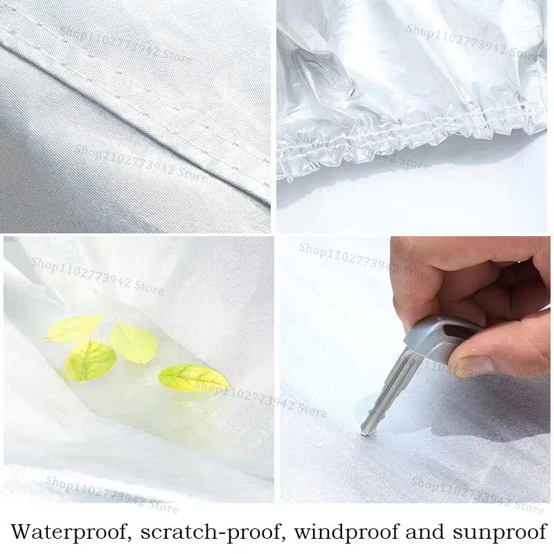 For Mercedes Benz EQA 260 Car Cover Full Covers with Reflective Strip Dustproof UV Scratch-Resistant Sunscreen Protective cover