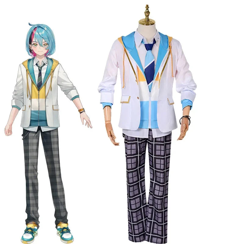 NIJISANJI EN Kyo Kaneko Cosplay Costumes VTuber ILUNA Uniform Suit Halloween Carnival Youtuber Full Outfits