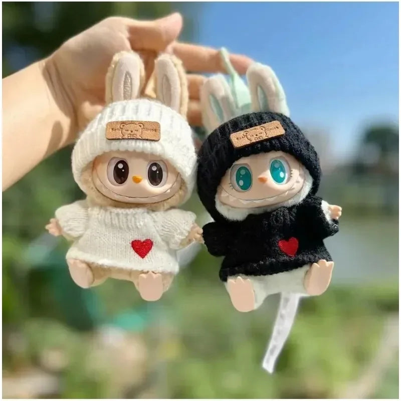 One, two and three generations of rag pendant clothes, bear hat, love set, blind box baby wear, knitted sweater, hair accessorie