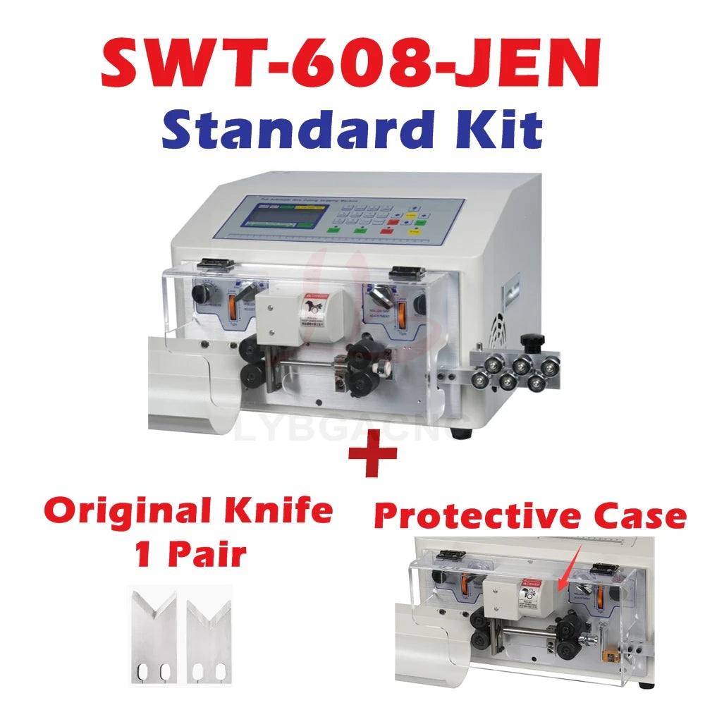 SWT-608-JEN JES Peeling Stripping Cutting Machine 0.1-6mm2 For Computer Automatic Wire Stripping Machine  AWG8-AWG28 220V 110V