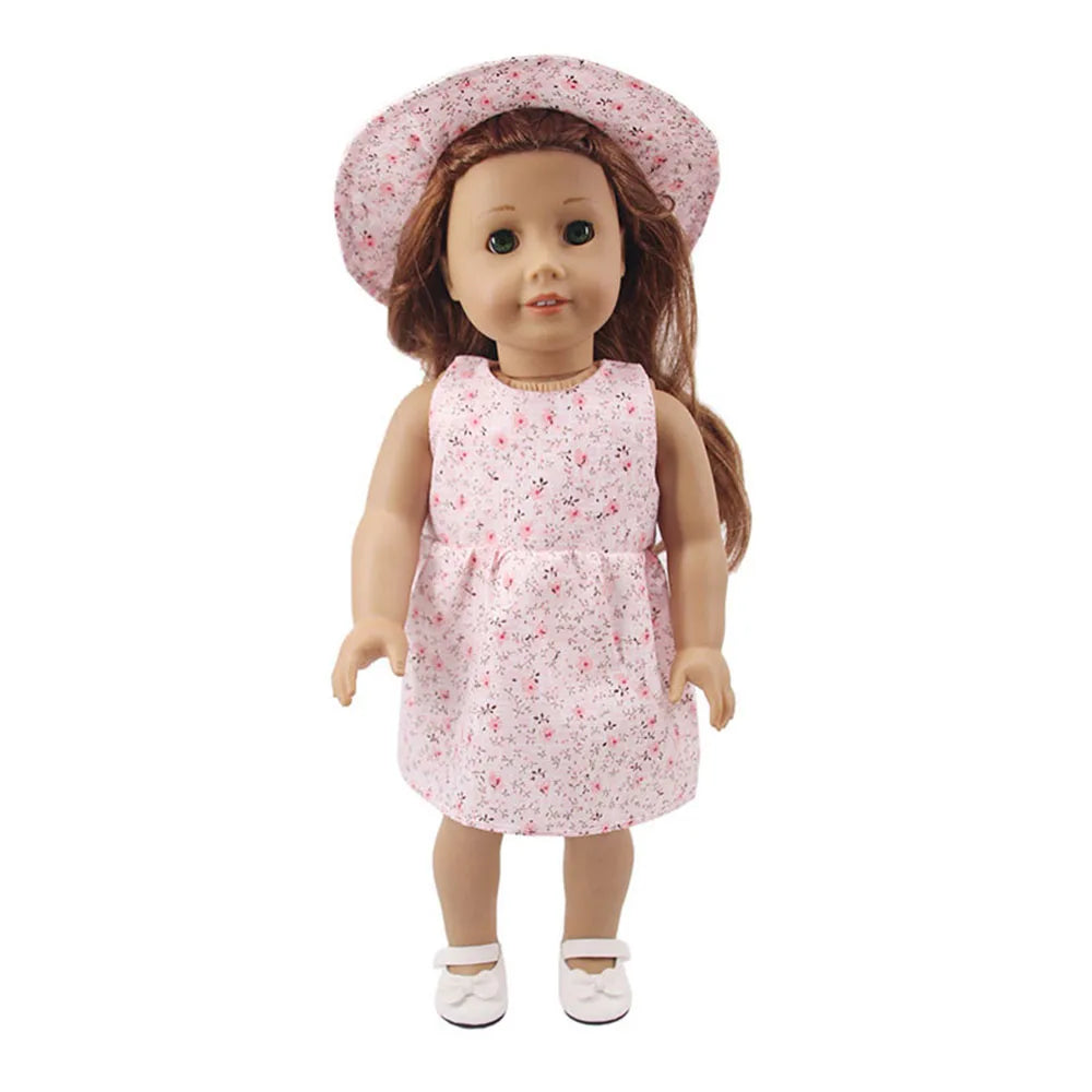 43Cm Baby Doll Clothes Accessories Pink Series Pajama Swimsuit for 18inch Girl American & 43 cCm Baby Reborn Doll,Our Generation