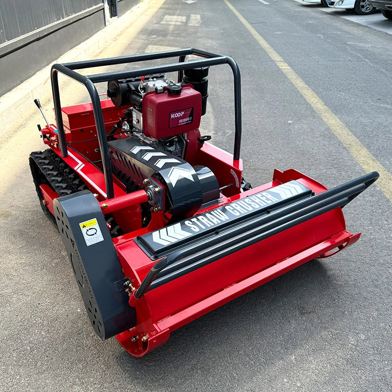 Customized High Quality CE Approve Grass Cutting Machine Crawler Brush Cutter for Agriculture Electric Remote Control Robot Lawn