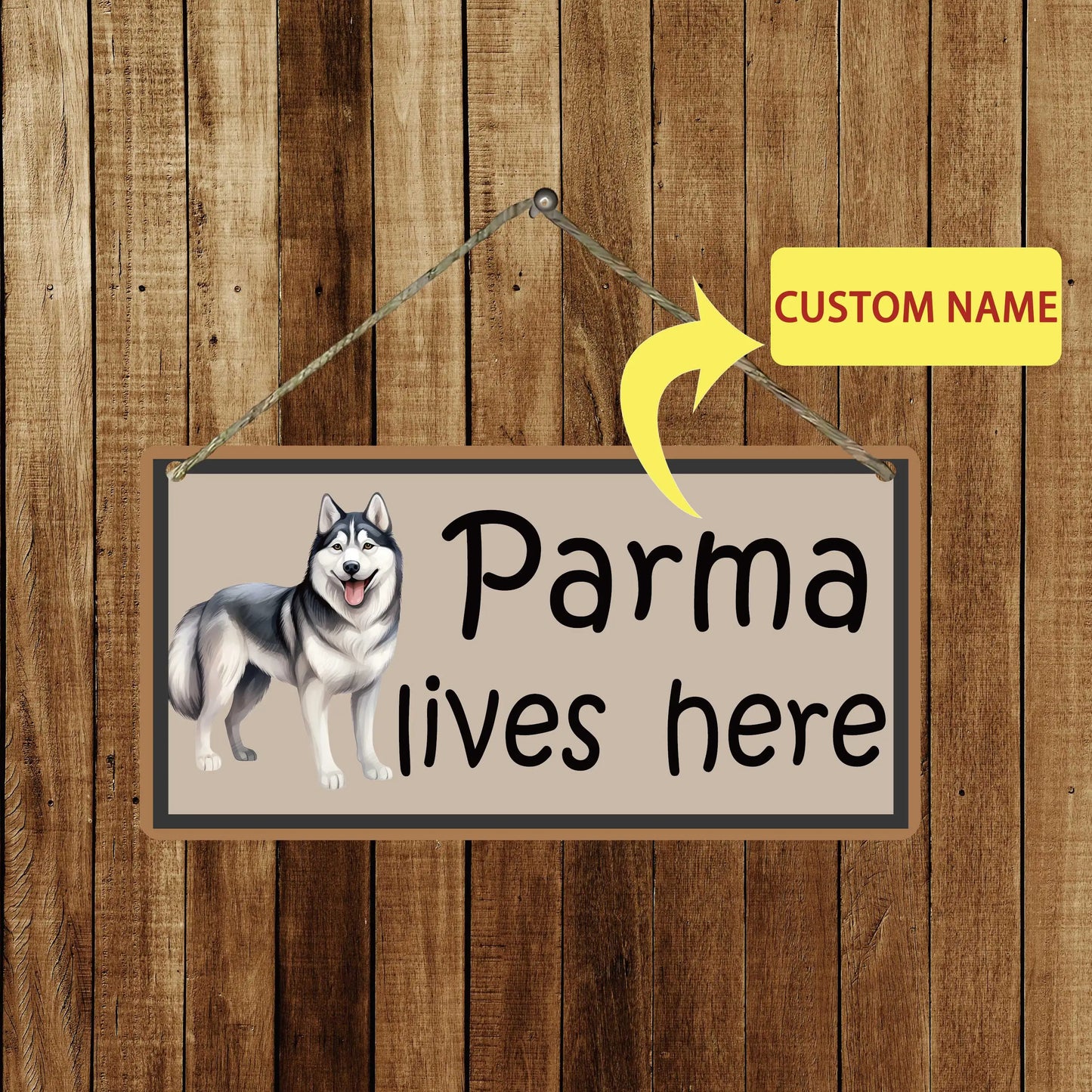 1PC Gorgeous Personalized Text Garden Wall Plaque Plaque Home And Lifestyle Accessories