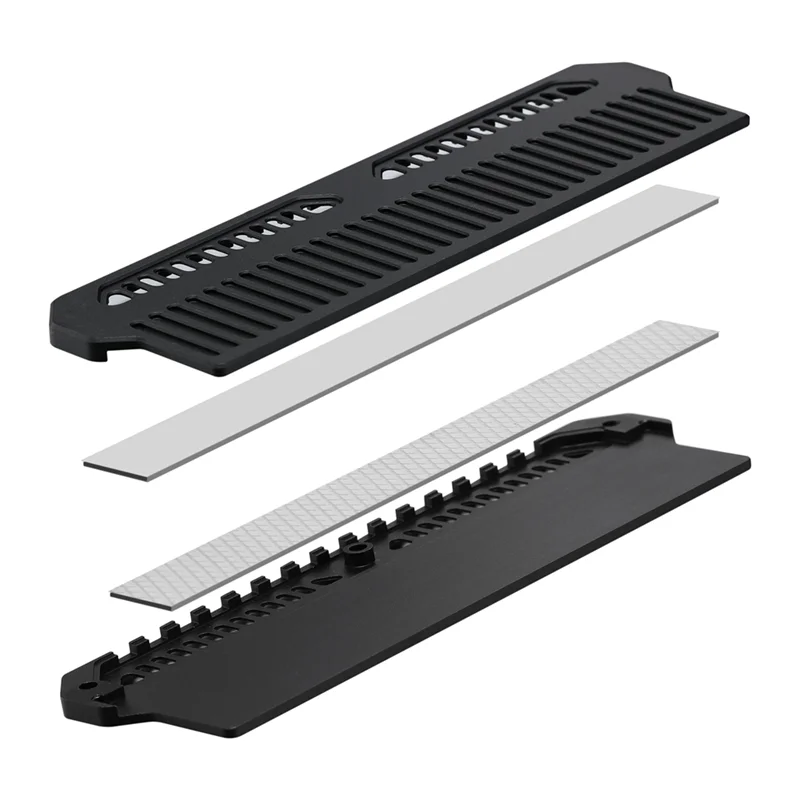 DDR4 DDR5 RAM Memory Heatsink Cooler Memory Cooling Vest Aluminum Radiator with 9W Silicone Grease Heat Conductor,Black A002