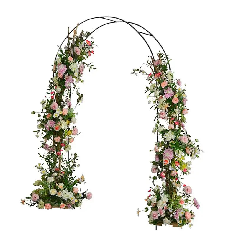 Wedding Arch Balloon Stand Garden Gazebo Shaped Vine Rack Metal Flower Rack Arch Plant Climbing Rack Birthday Party Decorations