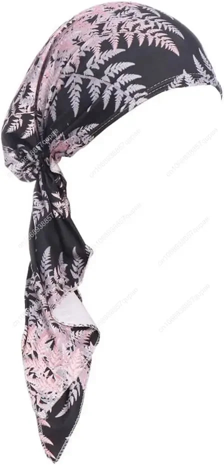 Pre-Tied Bandana Turban Hat Chemo Cancer Headscarf Headwraps Headwear for Women Hair Cover Hat