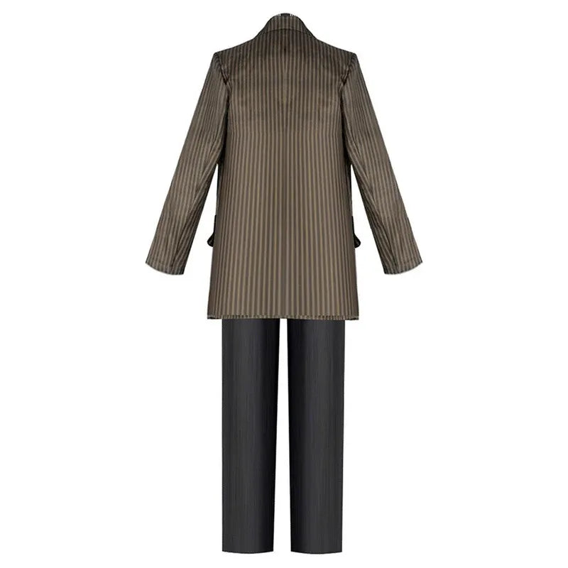 Sirius Black Cosplay Costume Fantasy Magic Disguise Adult Men Coat Stripe Shirt Pants Outfits Halloween Carnival Party Suit