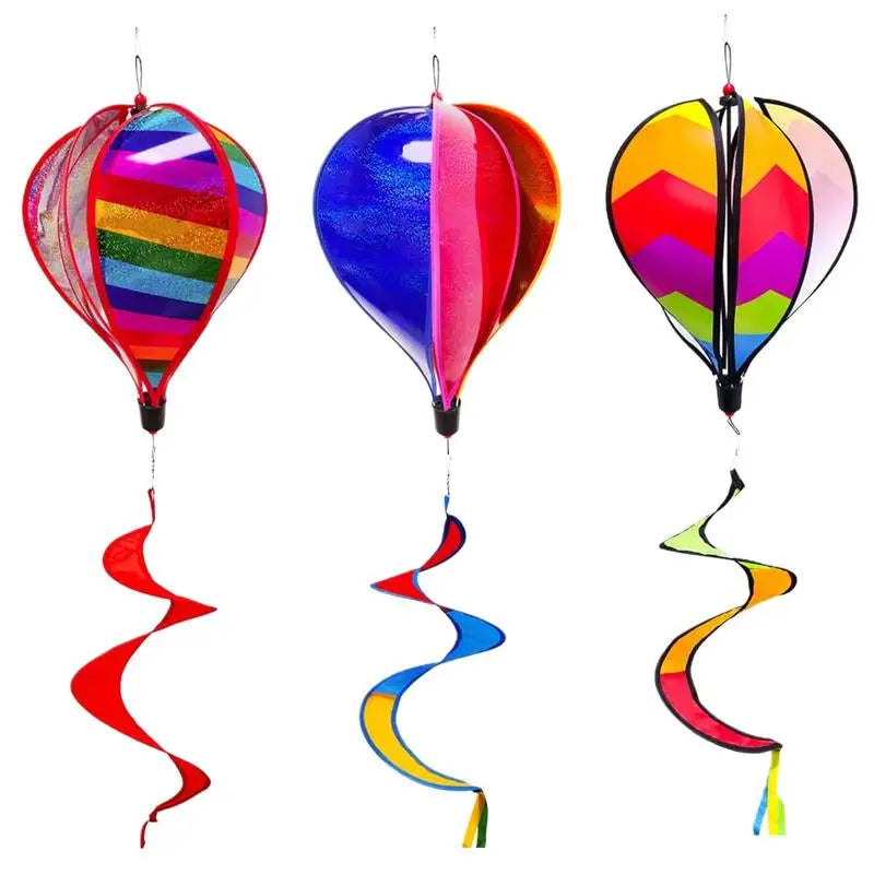 Balloon Wind Spinner 3X Balloon Wind Spinners Outdoor Outdoor Decoration Windsock Ornament For Holiday Garden Patio Wedding