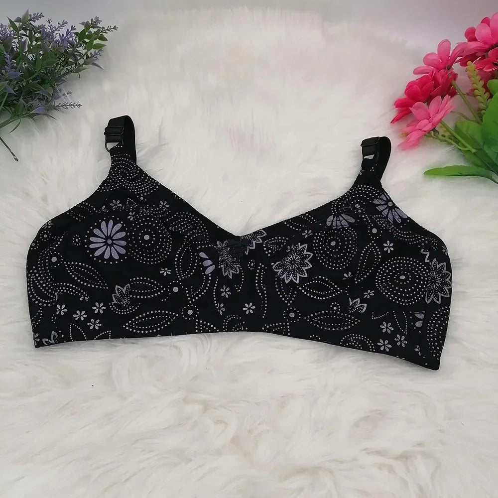 Large Size 44D-54F Sexy Bra for Women DEMI push up Ladies Underwear Wireless Lingerie Brassiere Comfortable Cotton Bralette C30