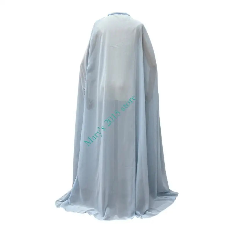 E15F Bridal Wraps Cathedral Length Wedding Cloak Halloween Cosplay Costume for Anime Show Bridal Wedding Capes Shawl