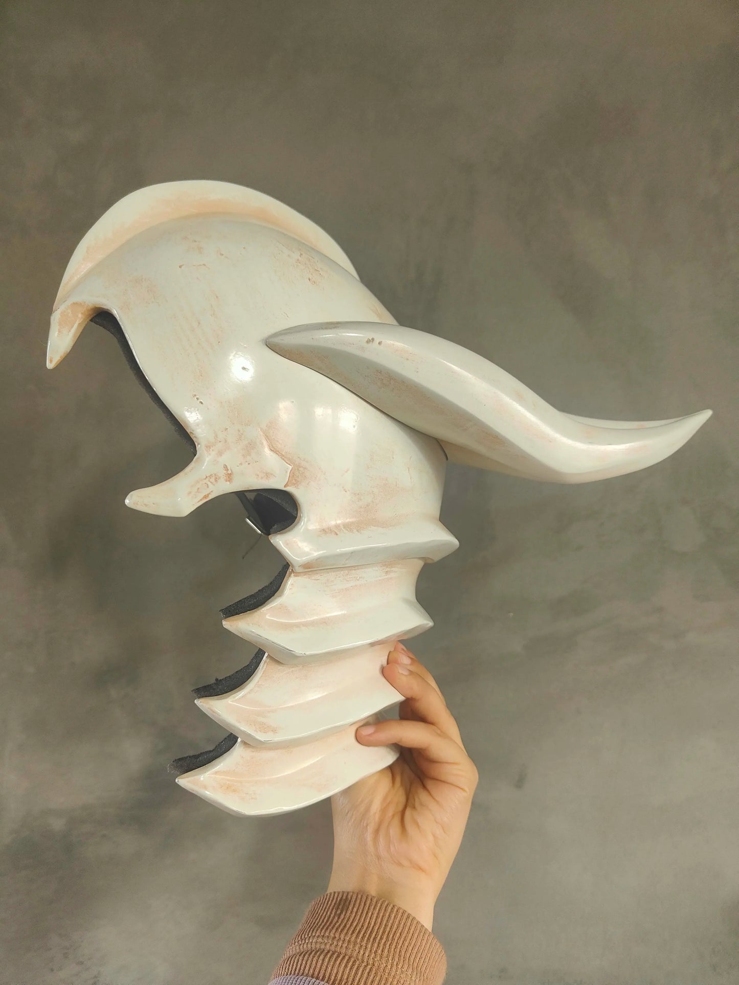 CosplayAnime Bleach Ulquiorra's Cosplay Costume Ulquiorra Helmet Masks Wigs Hairs White Kimono ( Jacket + Pants + Belt ) Kendo C