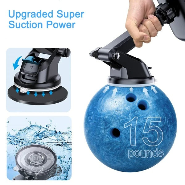 360Universal Mount Holder Car Stand Windshield For Mobile Cell Phone