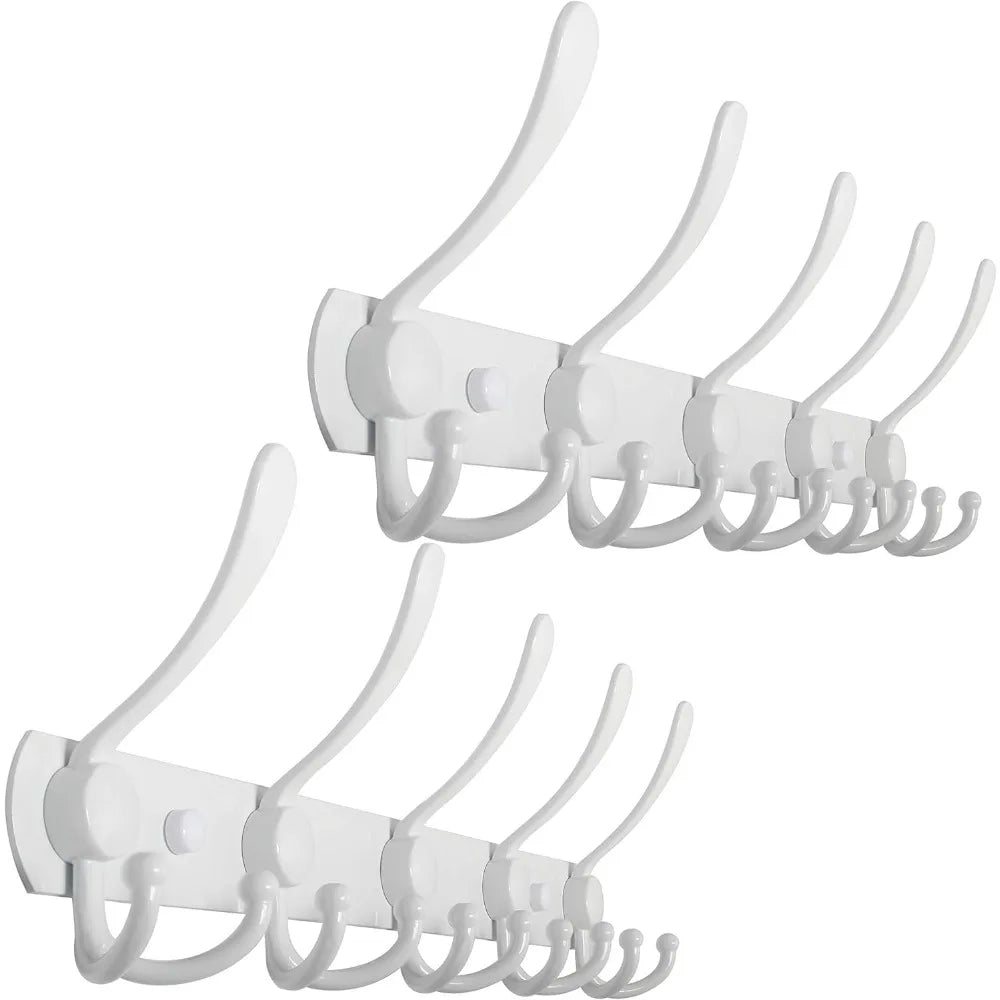 coat rack wall mount,coat hooks wall mount,coat hanger wall,wall coat rack,hook rack rail,5 triple hooks for hanging coats,jack