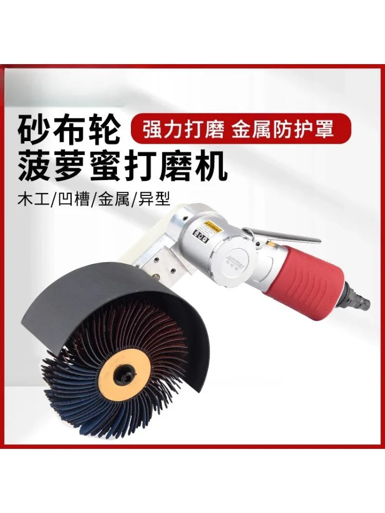 Pneumatic Shaped Grinder Small Portable Polishing Metal Stainless Steel Brushed Grinder