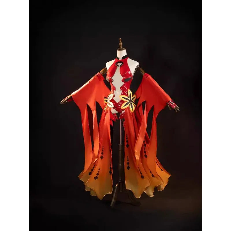 Anime Roleplay AGCOS Guilty Crown Yuzuriha Inori Cosplay Costume Woman ギルティクラウン Christmas Uniform Clothes Cosplay Halloween Suit