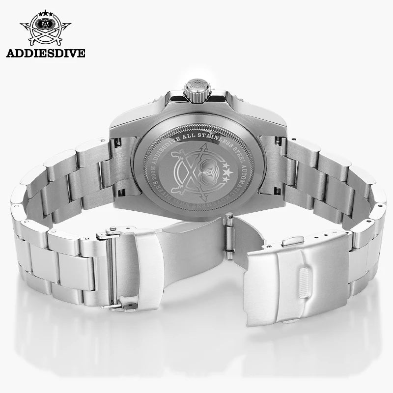 ADDIESDIVE NH35A Movement Automatic Watch Luminous 200m Diver Ceramic Bezel Sapphire Crystal 316L Steel Watch For Man Gift Clock