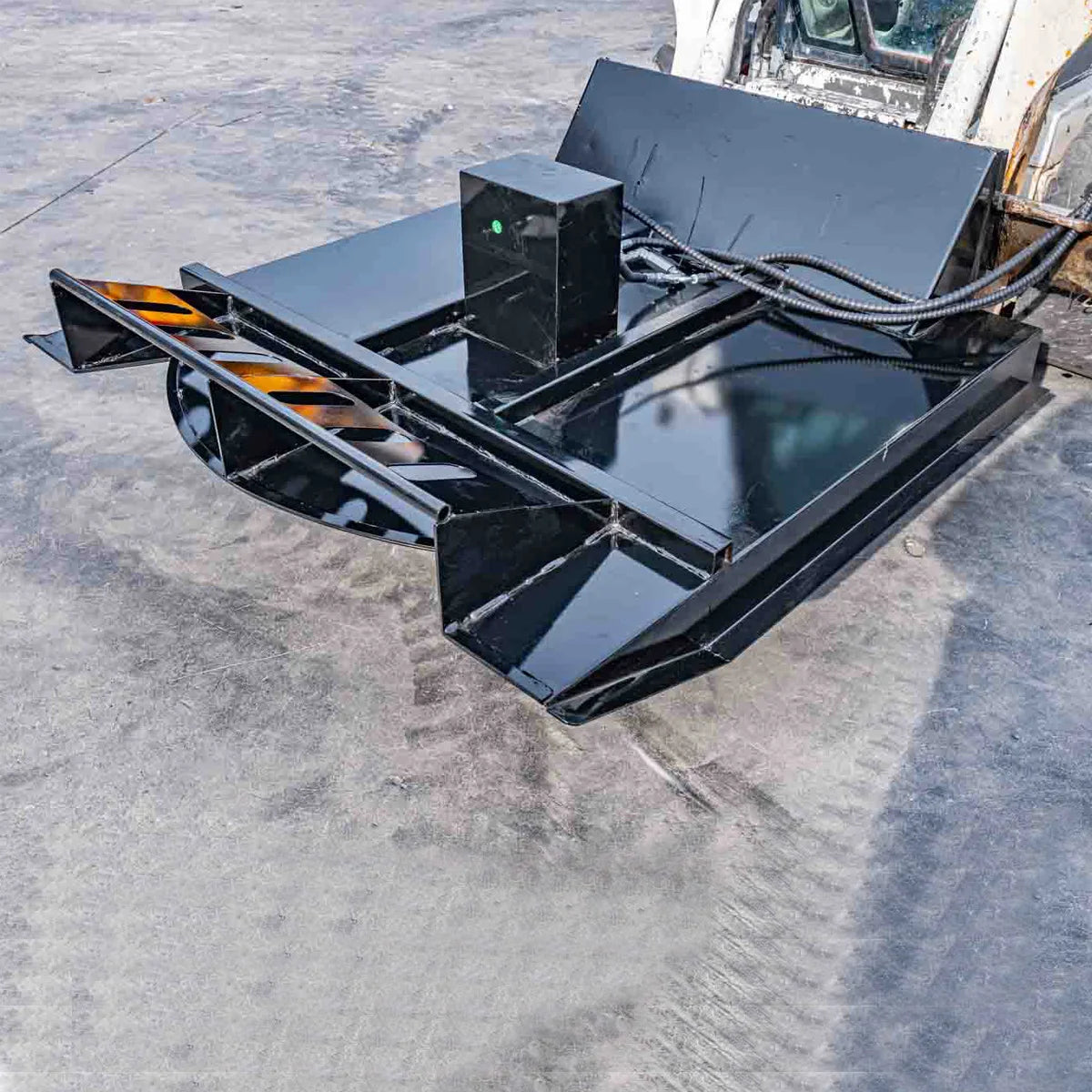 MMS Professional 66" Heavy Duty Skid Steer Brush Cutter Attachment for Large Bobcat Skid Steer Loader Mowing Trimming USA STOCK