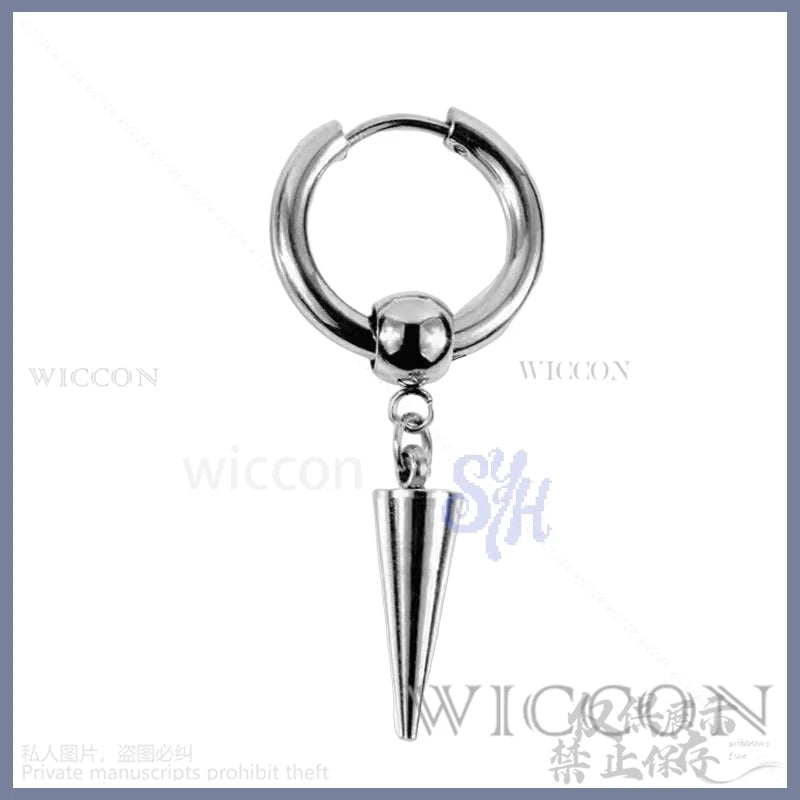 Saja Boy Mystery Anime Movie Demon Cosplay Purple-gray Synthetic Short Straight Hair Wigs Curling Hair Accessories Halloween Cos