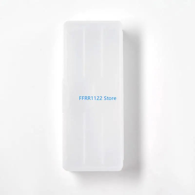 Y1UF Double Layer Storage Case for Nail Art Pens Brush Art Tools,Clear Manicure Pedicure Tool Container