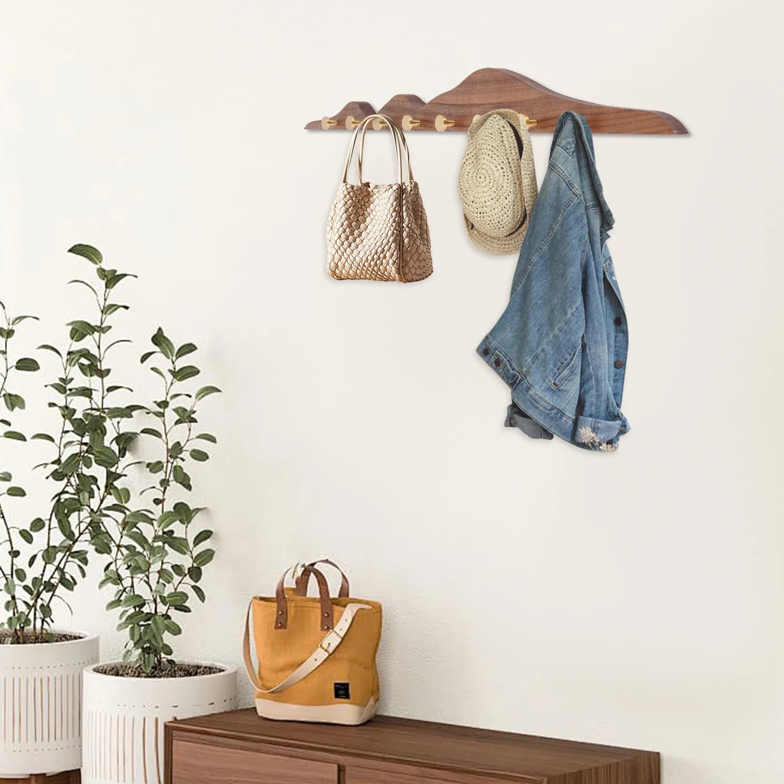 31.5*3.15in Wall-Mounted Hooks Creative Coat Hooks Wall Decoration Hooks For Coat/Key/Bag