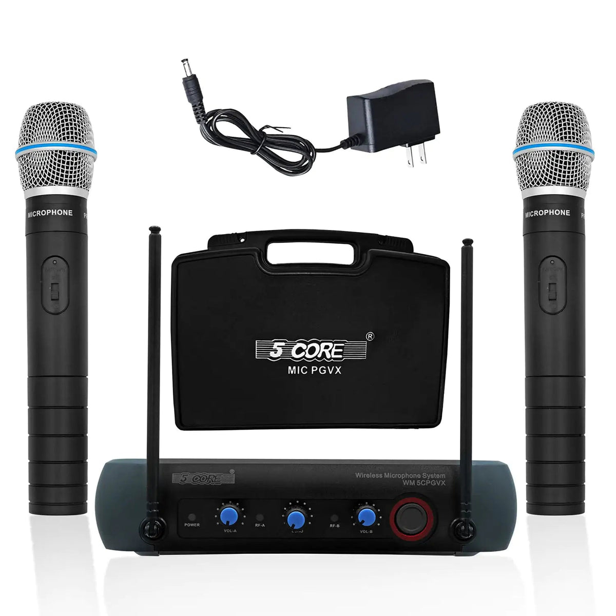 5Core Professional Wireless Microphone VHF Fixed Frequency Microfono