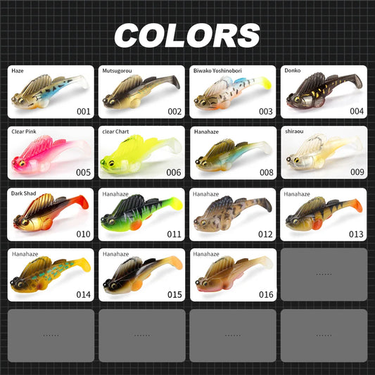 Hunthouse Fishing Lure Soft Bait Jig Head 7/10/14/21/28g Deep Running With Paddle Tail For Bass Pike Trout Saltwater Fish Tackle