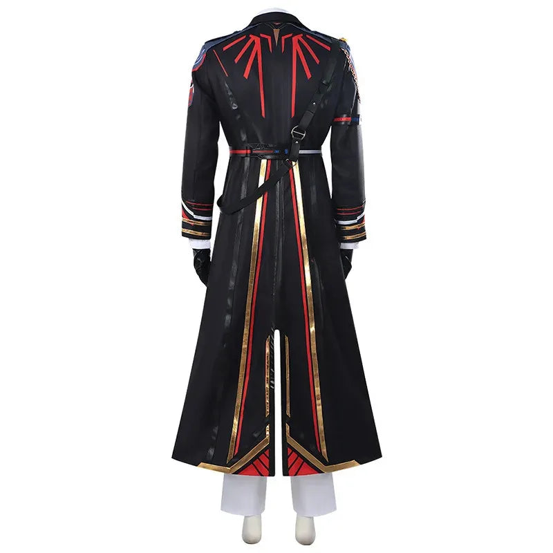10PCS Game Love And Deepspace Caleb Cosplay Costume Cloudsreach Strategy Calebs Farspace Colonel Coat For Hallowmas Carnival Men